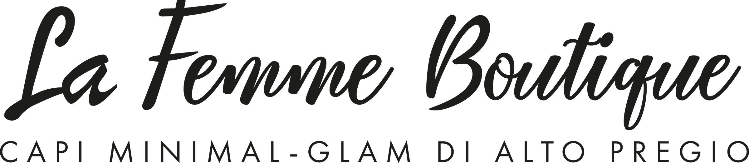 La Femme Boutique — Capi minimal glam di alto pregio