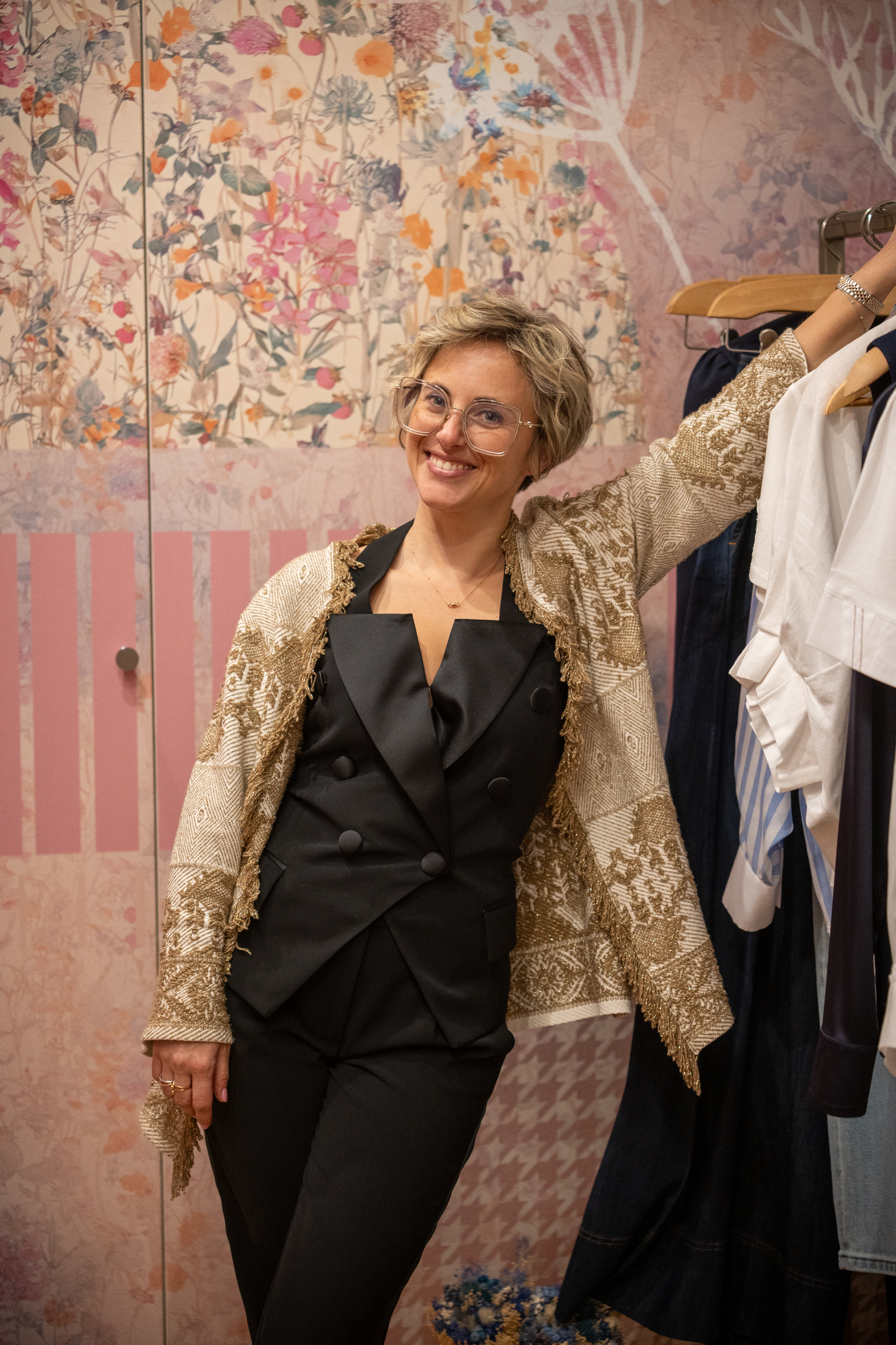 Federica nella boutique La Femme
